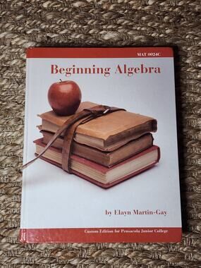 Beginning Algebra Custom Edition for Pensacola Junior College With CD